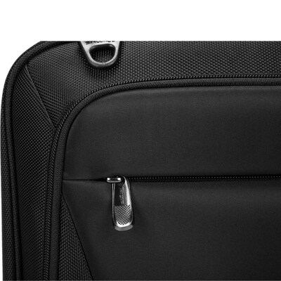 Targus CityLite Expandable Polyester Briefcase, Laptop Compatible, Black (TBT053US)