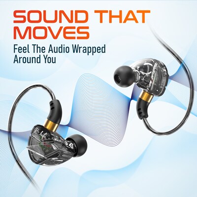 Delton 31EC Ergonomic In-Ear USB-C Computer Earbuds, Black (DWH31ECBK)