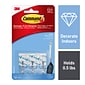 Command™ Small Wire Hooks, Clear, 3 Hooks (17067CLR-ES)