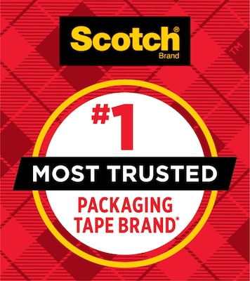 Scotch 2" Handheld Packing Tape Dispenser, Multicolored (MMMST181)