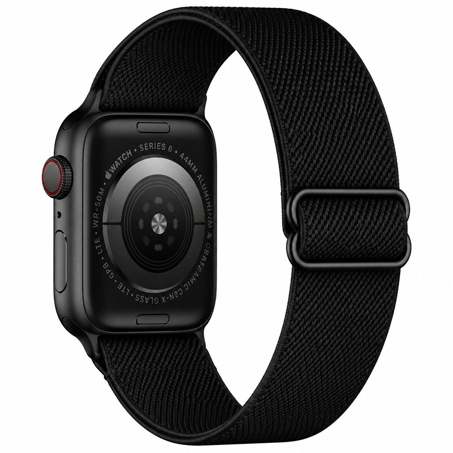 LAX Nylon Mesh Band for Apple Watch, Black