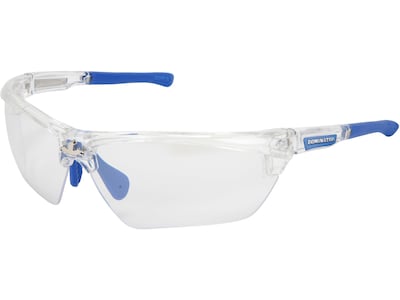 MCR Safety Dominator DM3 Safety Glasses, Wraparound, Clear Mirror Lens (DM1329)