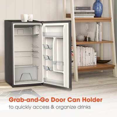 Magic Chef Adjustable Temperature Control Refrigerators, Stainless Steel (HMAR33SE)