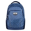 Volkano Champ Series Backpack, Denim Dot, Navy (VK7064NV)