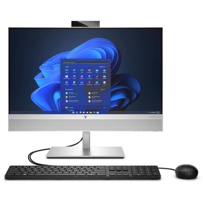 HP EliteOne 840 G9 All-in-One Desktop Computer, Intel Core i7-14700, 32GB RAM, 512GB SSD, Mouse and Keyboard Inc. (A12H6UT#ABA)
