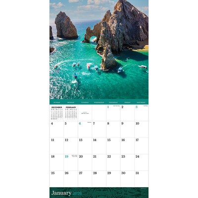 2026 TF Publishing Mexico 12 x 12 Monthly Wall Calendar (26-1046)