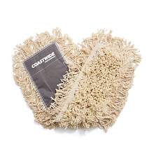 Coastwide Professional™ Cut-End Dust Mop Head, Cotton, 24 x 5, White (CW56753)
