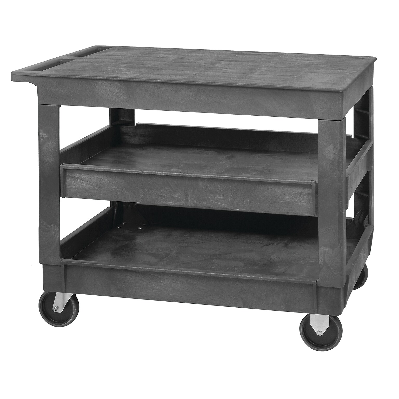 Quantum Storage Systems 3-Shelf Polymer Mobile Utility Cart (PFTC4026-33-3)