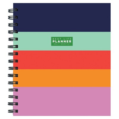 TF Publishing Luxe 8.5 x 9 Daily & Monthly Planner, Paperboard Cover, Multicolored (99-9902)
