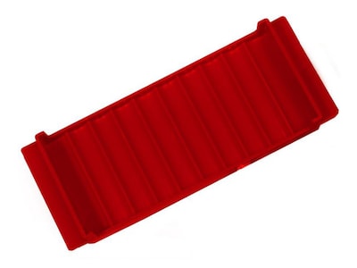 CONTROLTEK Plastic Coin Trays for Pennies, Red, 4/Pack (5605604PK)