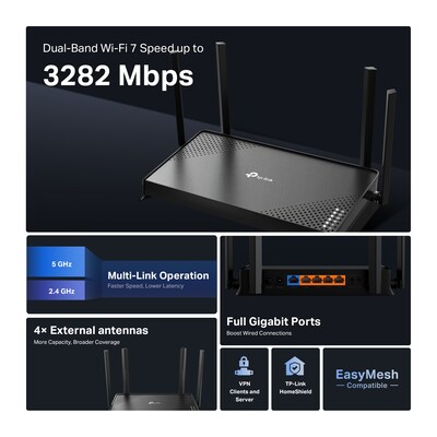 TP-LINK AX3200 Dual Band MU-MIMO WiFi 6 Router (Archer BE3200)