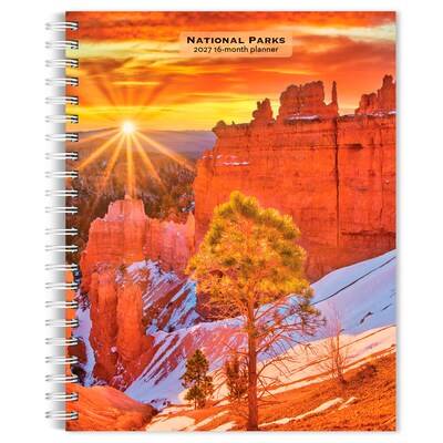 2027 BrownTrout National Parks 6.5 x 7.8 Calendar Year Weekly Standard Planner, Multicolor (9798330709403)