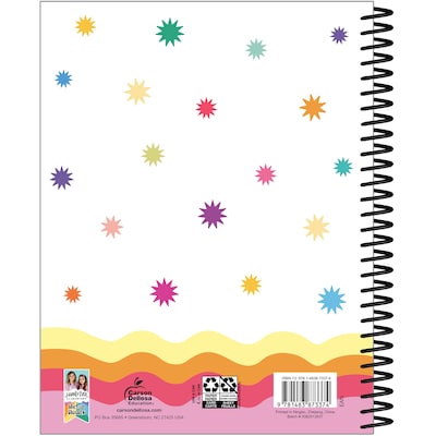 Carson Dellosa Education Retro Remix Undated Lesson Planner, 8" x 11", 128 Pages (CD-105055)