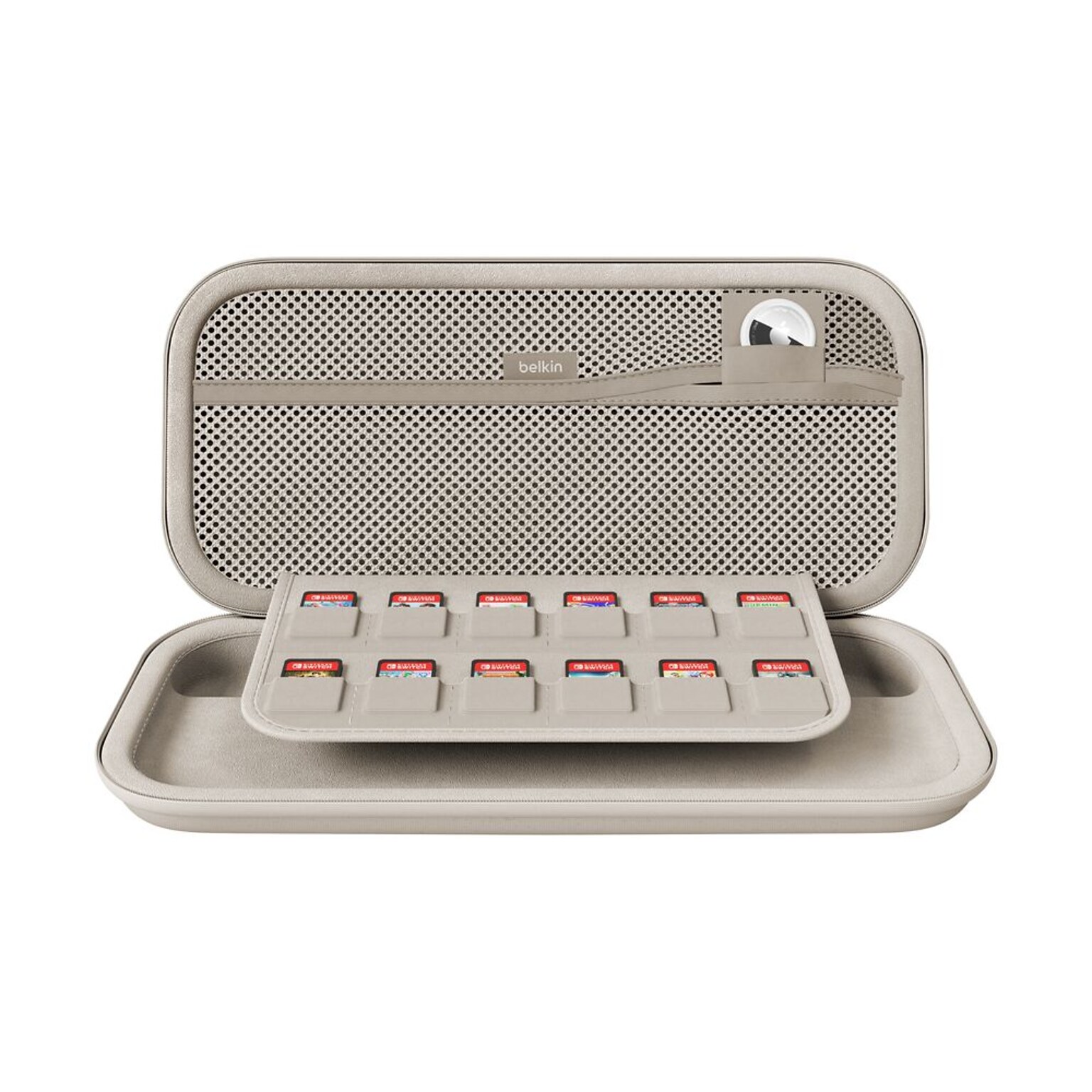 Belkin Gaming Travel Case, Nintendo Switch 2 Compatible, Sand (ENA002FQSA-V1)
