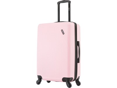 DUKAP Discovery 25.59 Hardside Suitcase, 4-Wheeled Spinner, Pink (DKDIS00M-PNK)