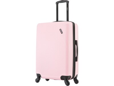 DUKAP DISCOVERY Polycarbonate/ABS Medium Suitcase, Pink (DKDIS00M-PNK)