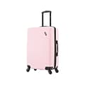 DUKAP DISCOVERY Polycarbonate/ABS Medium Suitcase, Pink (DKDIS00M-PNK)