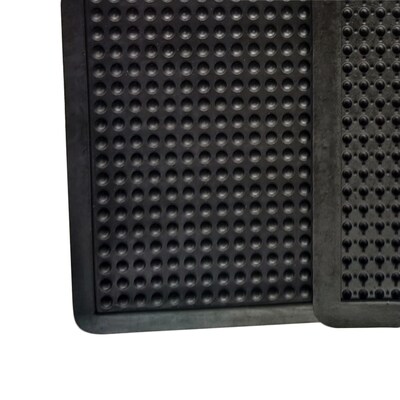 Floortex Doortex BubbleMat Anti-Fatigue Mat, 47 x 35, Black (NRAFFLRU0101)