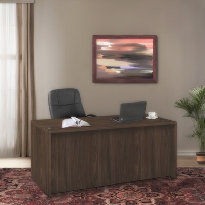 Regency Legacy 66 in. Desk Shell, Neo Walnut (LDS6630NW)