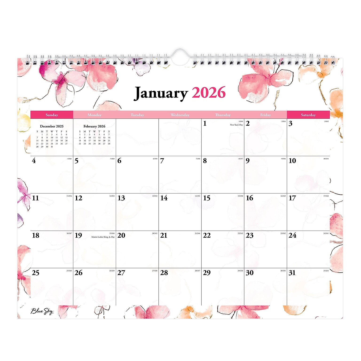 2026 Blue Sky Lindley 15 x 12 Monthly Desk Calendar (117888-26)