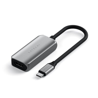 Satechi USB-C to HDMI 2.1 8K Adapter, Space Gray (ST-AC8KHM)