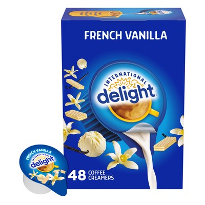 International Delight French Vanilla Liquid Creamer, 0.44 oz., 48/Box (WWI02282)