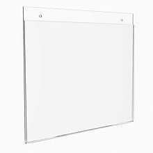 Staples Sign Holder, 8.5 x 11, Clear Plastic (ST16650/16650)