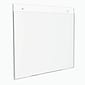 Staples Sign Holder, 8.5" x 11", Clear Plastic (ST16650/16650)