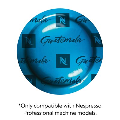 Nespresso Guatemala Coffee Nespresso Professional Capsules, Espresso Roast, 50/Box (8787.84)