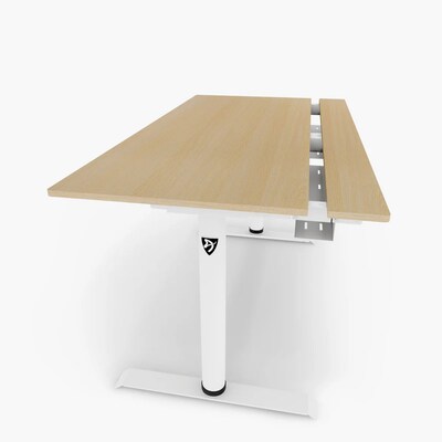 Arozzi Arena Nordico 55"W Electric Adjustable Standing Desk, Birch (ARENANRDWTBCH)