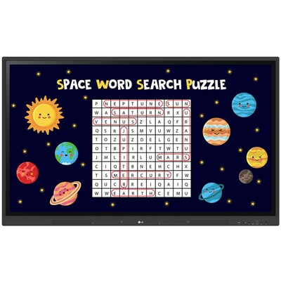 LG CreateBoard Core 75 4K UHD Smart Board, Black (75TR3BQ-B)