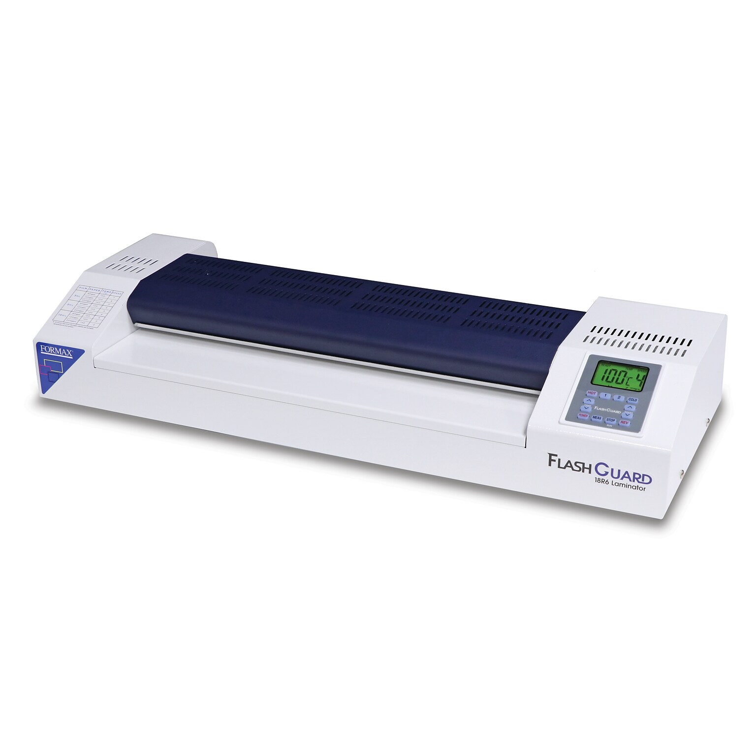 Formax FlashGuard 18R6 Thermal & Cold Laminator, 18 Width, White (FlashGuard 18R6)