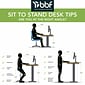 Bush Business Furniture Move 60 Series 27''-47'' Adjustable Standing Desk, Hansen Cherry (M6S7230HCSK)