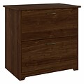 Bush Furniture Cabot 31W 2-Drawer Lateral File Cabinet, Letter/Legal, Modern Walnut (WC31080)