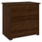 Bush Furniture Cabot 31W 2-Drawer Lateral File Cabinet, Letter/Legal, Modern Walnut (WC31080)