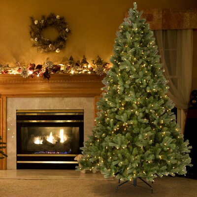 National Tree Company Downswept Douglas Fir Artificial Christmas Tree, 7 ft., Clear Lights (PEDD1-31