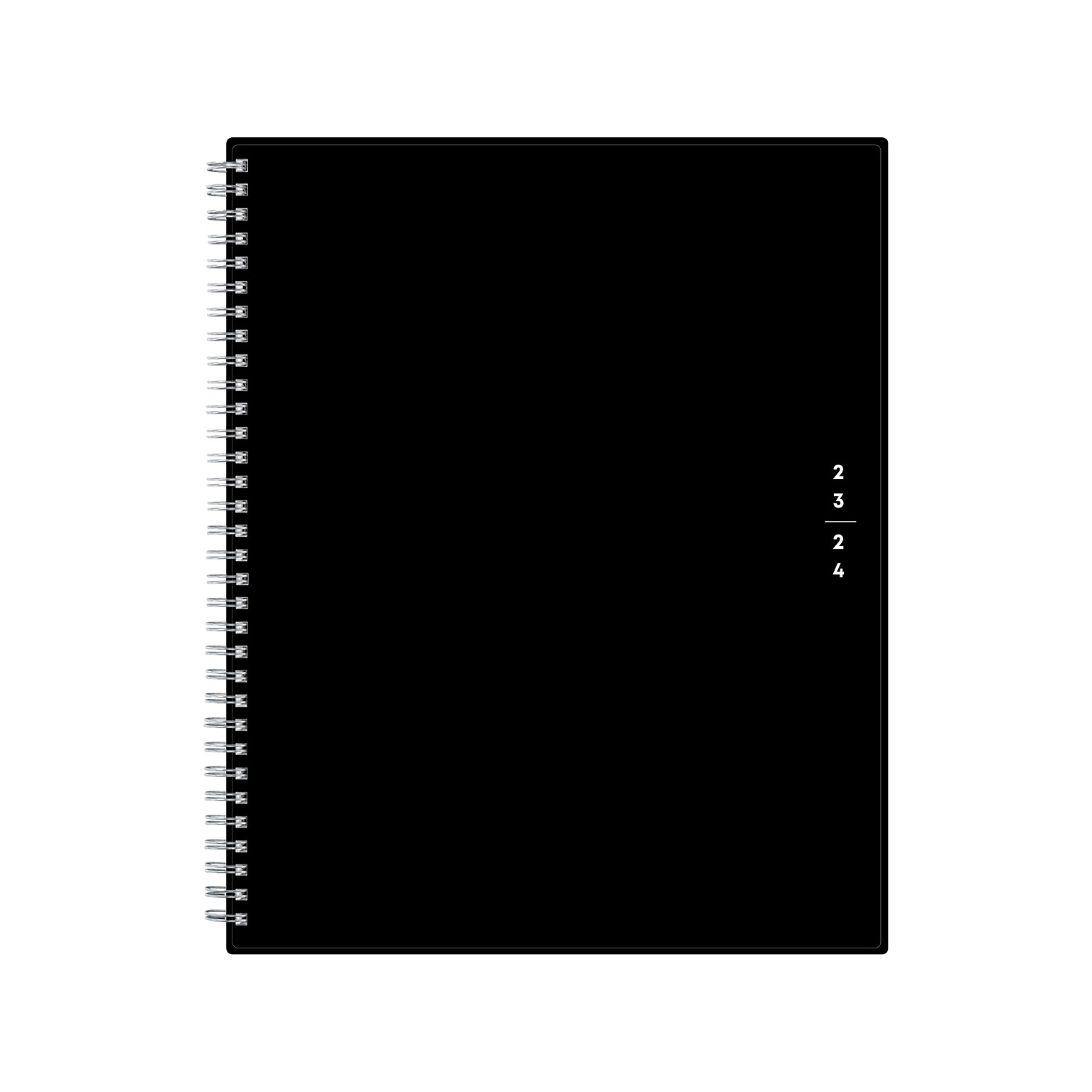 2023-2024 Blue Sky 8.5 x 11 Academic Weekly & Monthly Teacher Planner, Black (134433-A24)