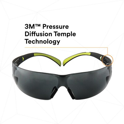 3M SecureFit Anti-Fog Safety Glasses, Clear Lens, 20/Carton (SF402AF)