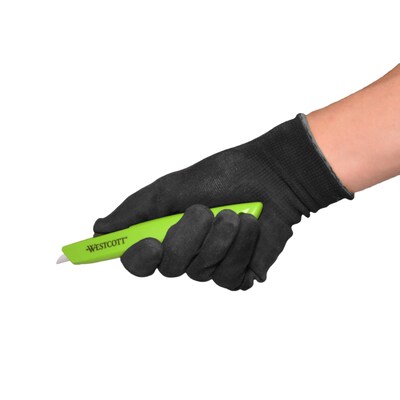 Westcott Full Size Safety Cutter Non Replaceable, Green, 12/Pack (00659)