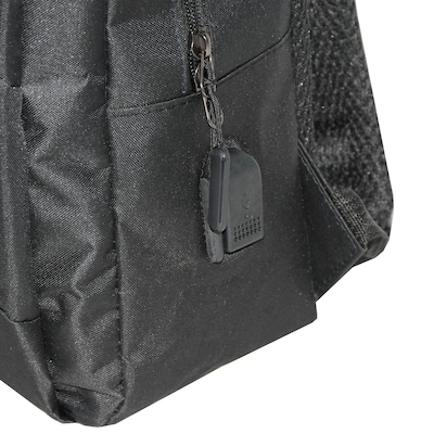 Club Rochelier 3-Piece Laptop Backpack Set, Large, Black (CBM9010013_BLK)