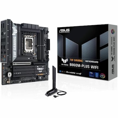 Asus LGA 1851 Socket Micro-ATX Gaming Desktop Motherboard (TUF GAMING B860M-PLUS WIFI)