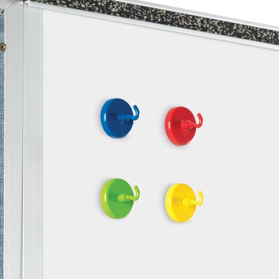 Learning Resources Super Strong Magnetic Hooks 1.5" in Diameter, 4 Pieces (LER2694)