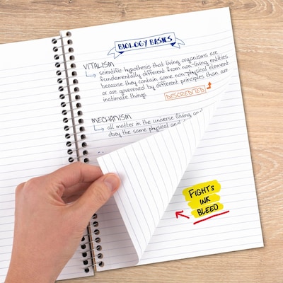 Five Star Five Star 2-Subject Notebooks, College Ruled, Blue (840029CG1-ECM26)