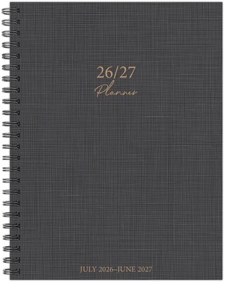 2026-2027 Willow Creek 6.5 x 8.5 Academic Year Weekly & Monthly Planner, Graphite Grid (65907)