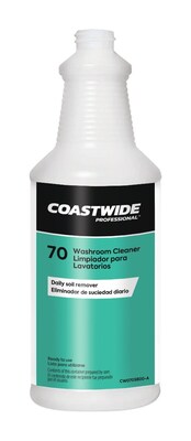 Coastwide Professional™ 70 Washroom 32 Oz. Spray Bottle, Aqua (CW7000SB-A)