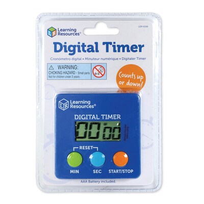 Learning Resources 100 Minutes Digital Timer, Multicolored (LER4339)