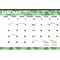 2024 BrownTrout Large Print 17 x 12 Monthly Desk Pad Calendar, White/Green (9781975468699)