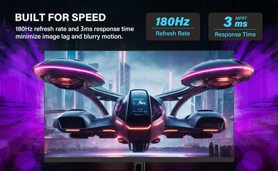 Sansui GX5 Series 24" 180Hz IPS Full HD Gaming Monitor (S24X5FG)