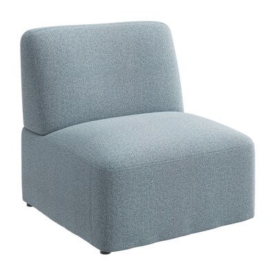 Bush Business Furniture Assemble Modular Lounge Chair, Armless, Mist Fabric (ASM130MSF-03)