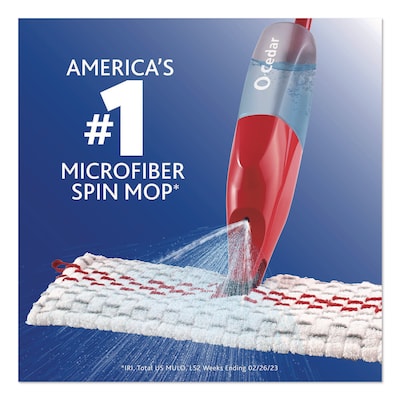 O-Cedar ProMist MAX Microfiber Spray Mop, Red/Black/Gray (173563)